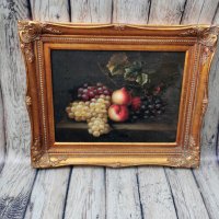 Малък натюрморт с плодове, снимка 3 - Картини - 41265853