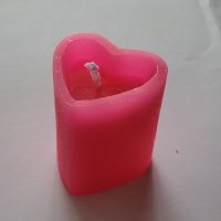3d сърце висока пластмасова форма молд за направа на  свещ шоколад сапун декор, снимка 6 - Форми - 41500732