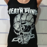 Нов дамски потник с дигитален печат на музикалната група Five Finger Death Punch, снимка 3 - Потници - 36505775