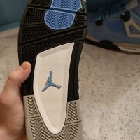 Nike Air Jordan 4 Retro UNC Blue Нови Оригинални Мъжки Обувки Кецове Маратонки Размер 43 Номер 27.5, снимка 6 - Други - 39464588