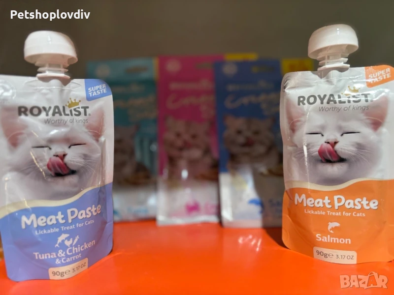 Пастет за котки - Лакомства за отблизване 90г., снимка 1
