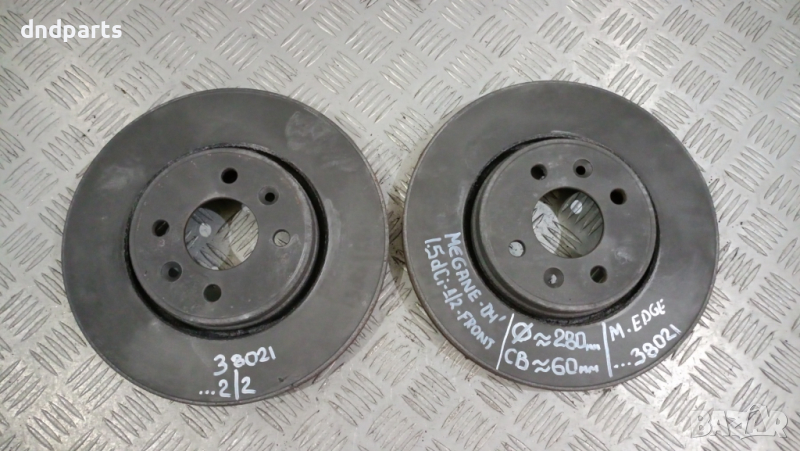 Предни дискове Renault Megane 1.5dCi 2004г.	, снимка 1