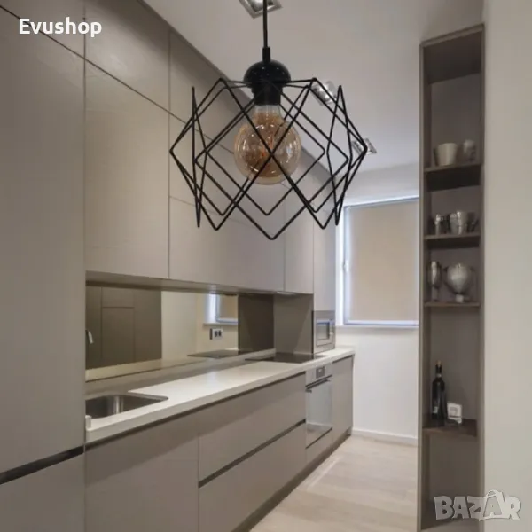 Полилей метал, Multi square 25x25 см.(без стъкло), снимка 1