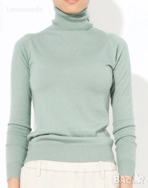 Нов дамски плътен пуловер С размер, снимка 1