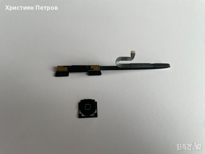 Home бутон, лентов кабел с капачка за iPad 4, снимка 1