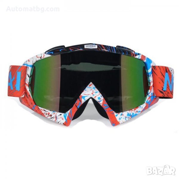 Мото очила Automat, Предпазни, X-495-C, Цветно стъкло, снимка 1
