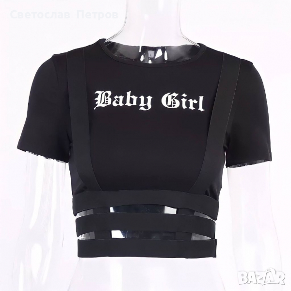 Baby Girl Crop Top Тениска , снимка 1