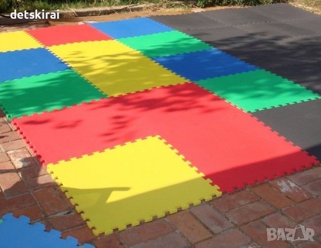 Постелка - пъзел за игра 120/120см-12мм, снимка 1
