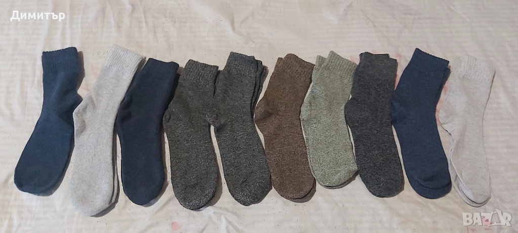 Продавам 10чифта зимни чорапи , снимка 1