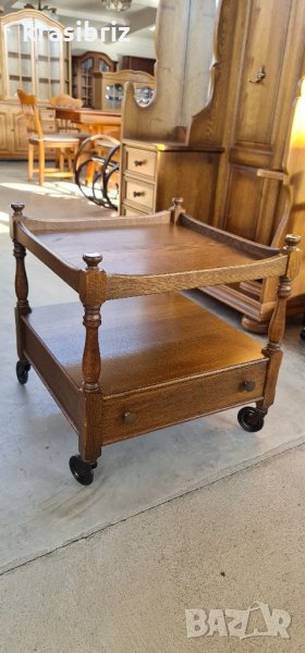 Масивна масичка на колелца- Германия, снимка 1