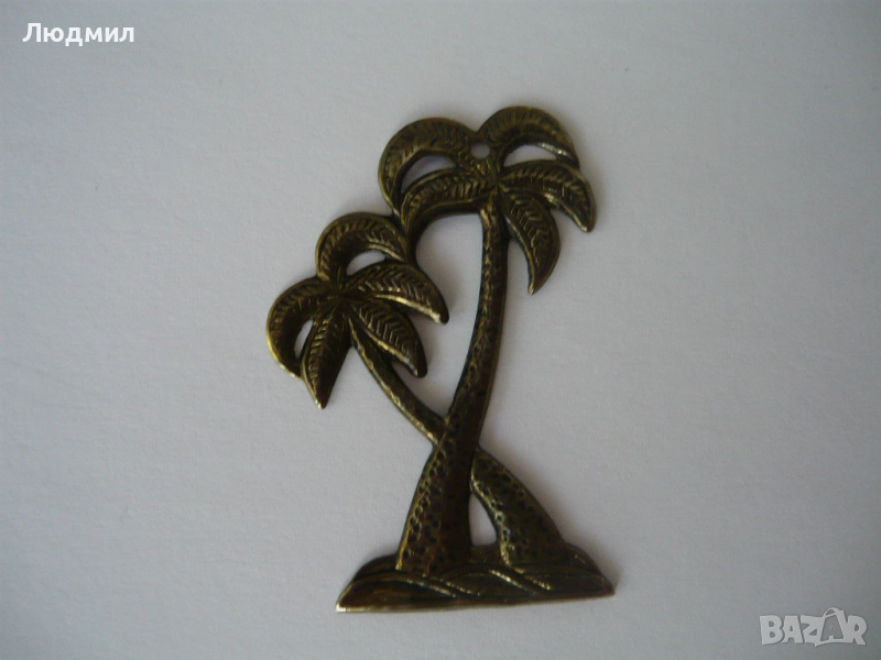 Метална апликация - палми, снимка 1