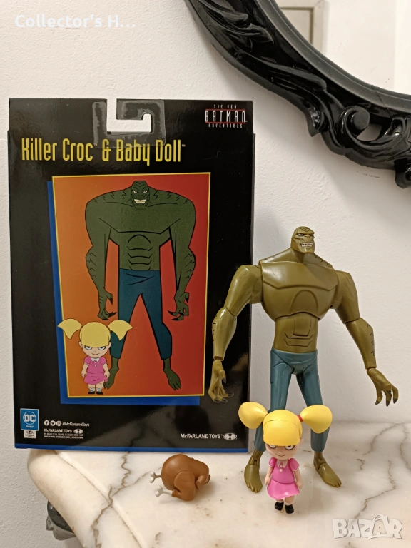 Батман Batman The New Batman Adventures Killer Croc & Baby Doll McFarlane DC Comics екшън фигурки, снимка 1