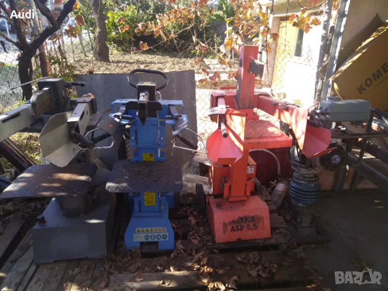 Продавам три броя вертикални Цепачки за дърва метровки. Едната е монофазна, другата трифазна. , снимка 1