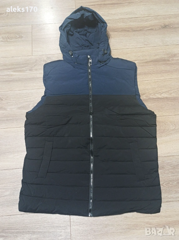 Мъжки елек - черно и тъмно син, снимка 1