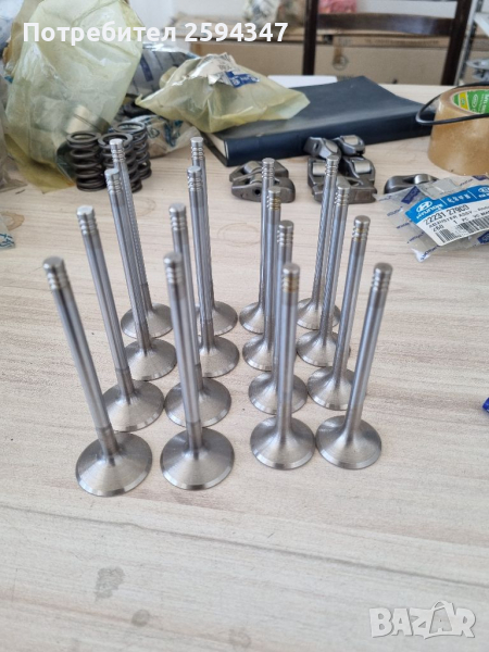 DAEWOO CHEVROLET LEGANZA NUBIRA LACETTI CAPTIVA REZZO TACUMA EVANDA КЛАПАНИ К-Т 16v-DOHC GM, снимка 1