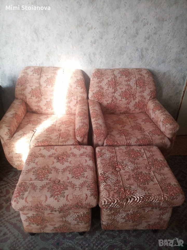 Предполагам 2 фотьойли и 2табуретки., снимка 1