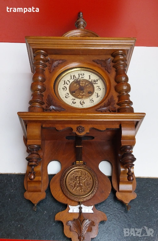 НАЙ ДОБРАТА ОФЕРТА Стар немски стенен часовник , снимка 1