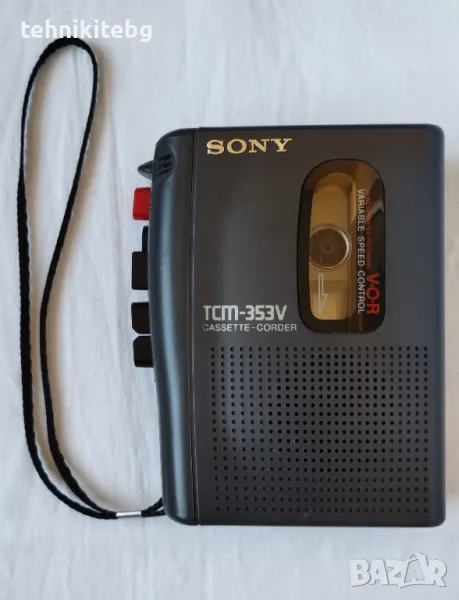 ⭐⭐⭐ SONY TCM-353V ⭐⭐⭐ Рядък касетен плеър/записвач, снимка 1