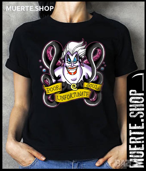 Дамска тениска с щампа URSULA TATTOO, снимка 1