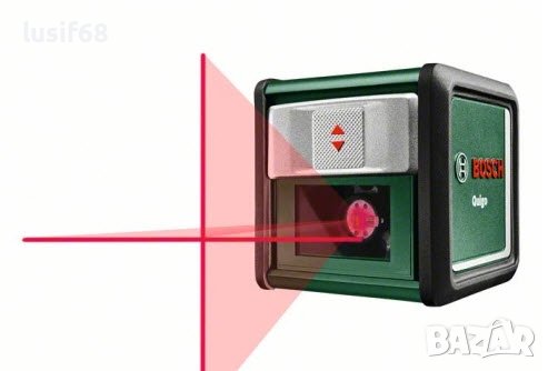 Лазерен нивелир BOSCH QUIGO + метална кутия, снимка 1
