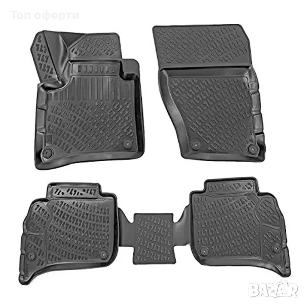 Гумени стелки RizLine съвместими с Volkswagen Touareg 2010-2018, снимка 1