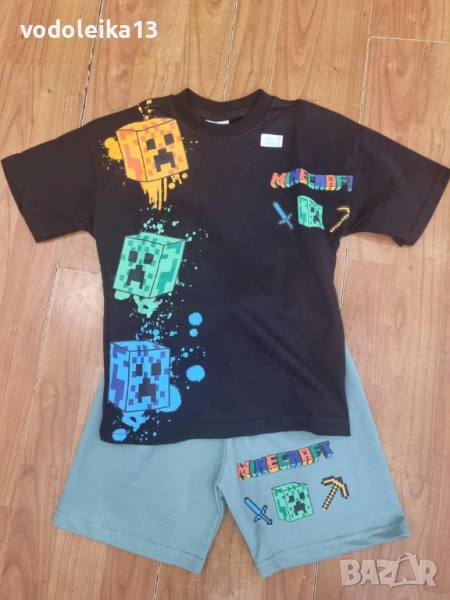 нов черен комплект,,майнкрафт,,, снимка 1