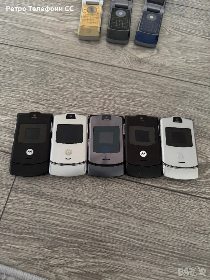 Motorola v3 Черни и Сиви V3 Silver Black, снимка 1