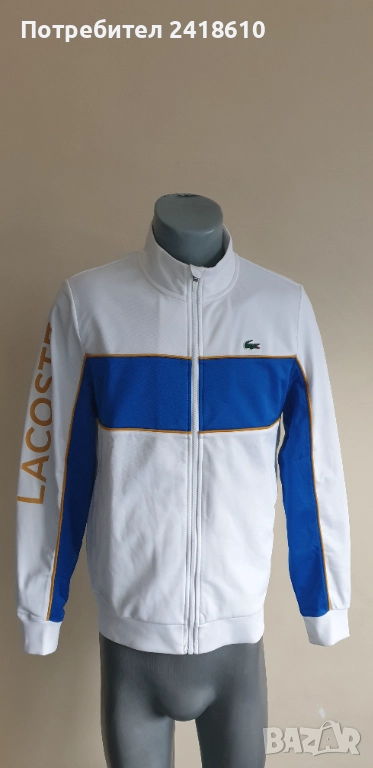 Lacoste Sport Tennis Classic Fit Full Zip Mens Size 3 - S НОВО! ОРИГИНАЛ! Мъжко Горнище с цял Цип!, снимка 1