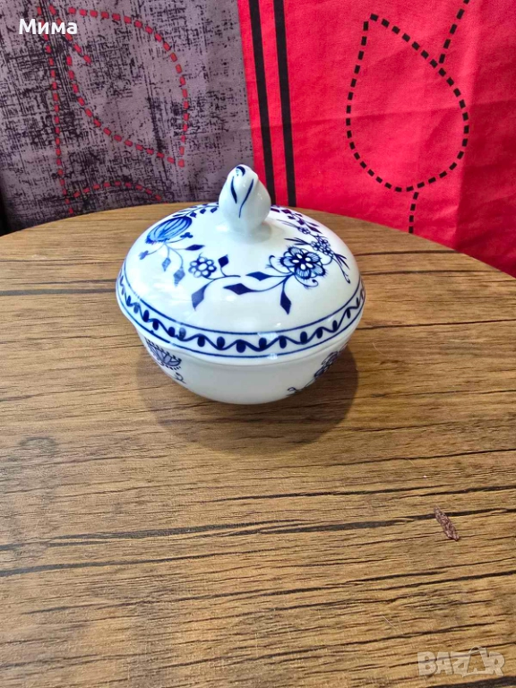 Захарница от серията "Син лук", снимка 1