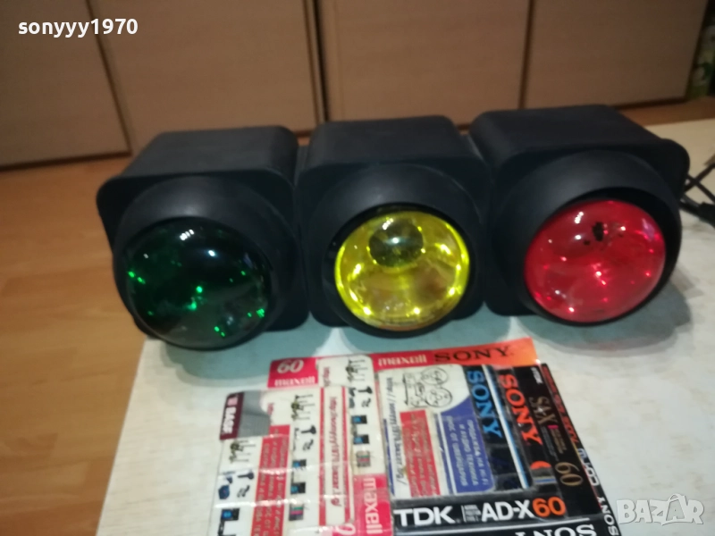 ДИСКО СВЕТЛИНИ 220V 3БР-ВНОС ФРАНЦИЯ 2009251956, снимка 1