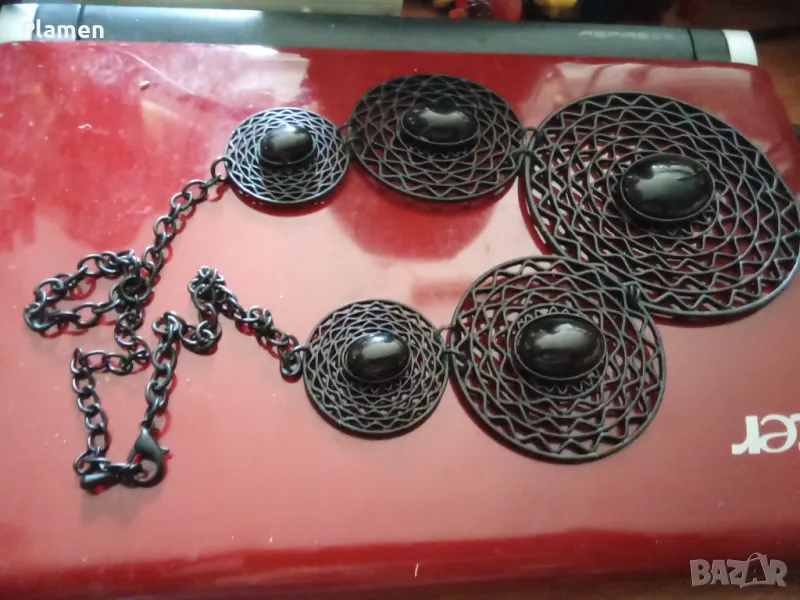 Колие масова бижутерия 2, снимка 1