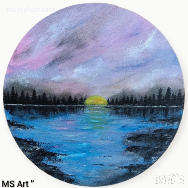 Изгрев над езерото ", снимка 1