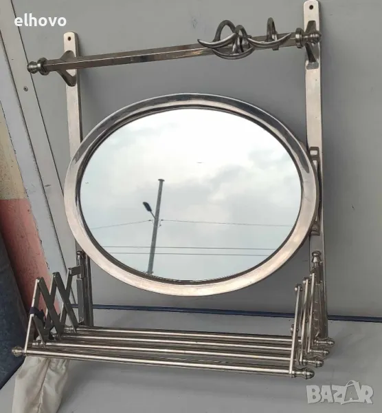 Ретро огледало, закачалка за баня, снимка 1