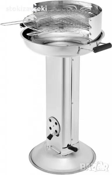 Колонна скара Bavaria на дървени въглища от неръждаема стомана, снимка 1