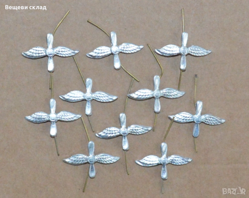 10 бр. Вензели на БНА - Авиация ВВС, снимка 1