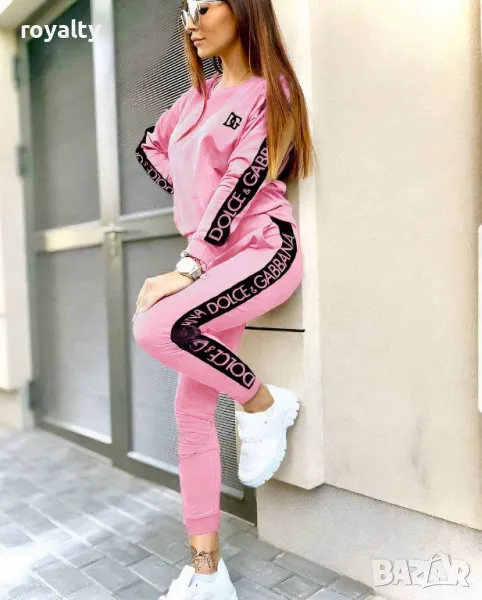 Dolce & Gabbana дамски розов комплект, снимка 1