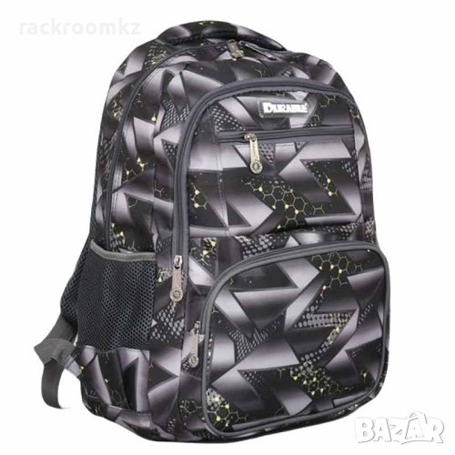 Ученическа раница в атрактивни цветове с три отделения, снимка 1