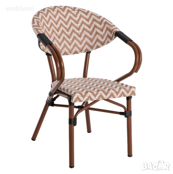 Стол трапезен градински HM5861.01 BAMBOO LOOK Розов, снимка 1