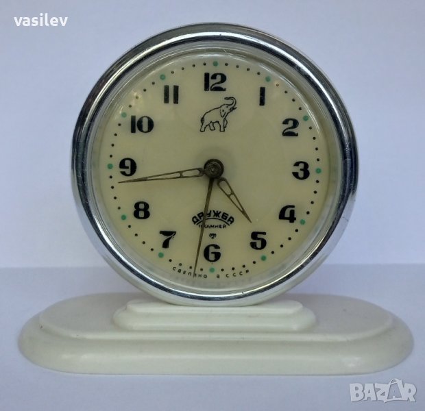 Ретро механичен будилник Дружба , снимка 1