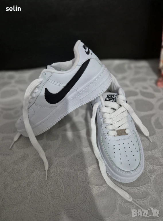 Нови Nikе маратонки, размер 36 - бяло и черно, снимка 1