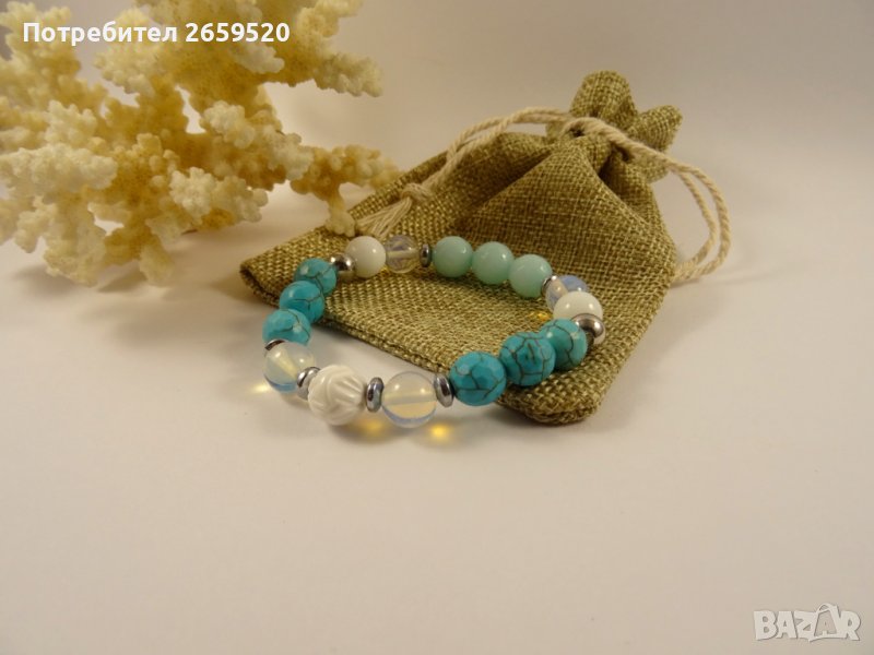 Дамска гривна от естествени камъни, снимка 1