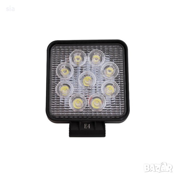 LED Халоген 9LED – 27W-2бр., 10-30V, снимка 1