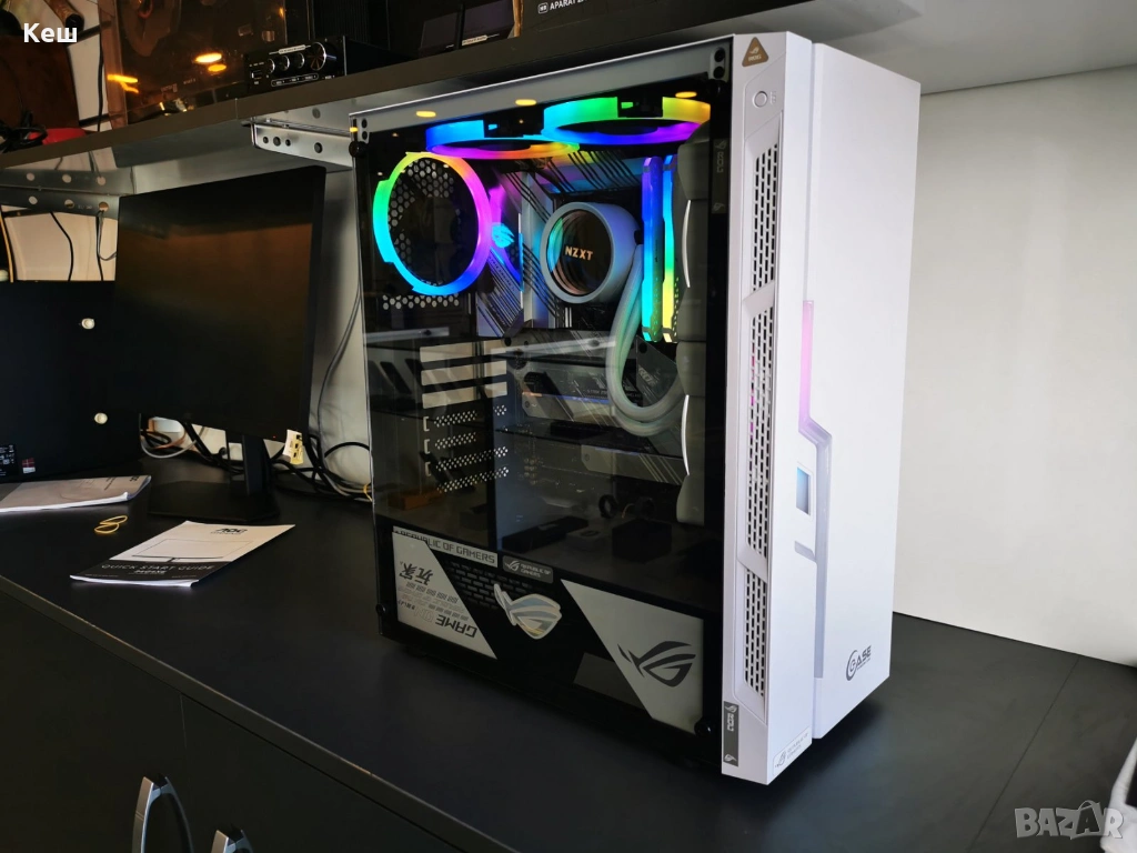 Геймърски настолен компютър PC (ROG Strix Z590/ROG Strix 850W) водно охлаждане, снимка 1