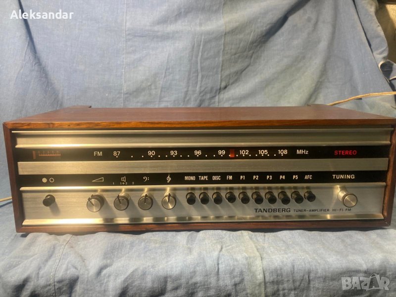 Продавам ресивър Tandberg tuner-amplifer hifi FM, снимка 1