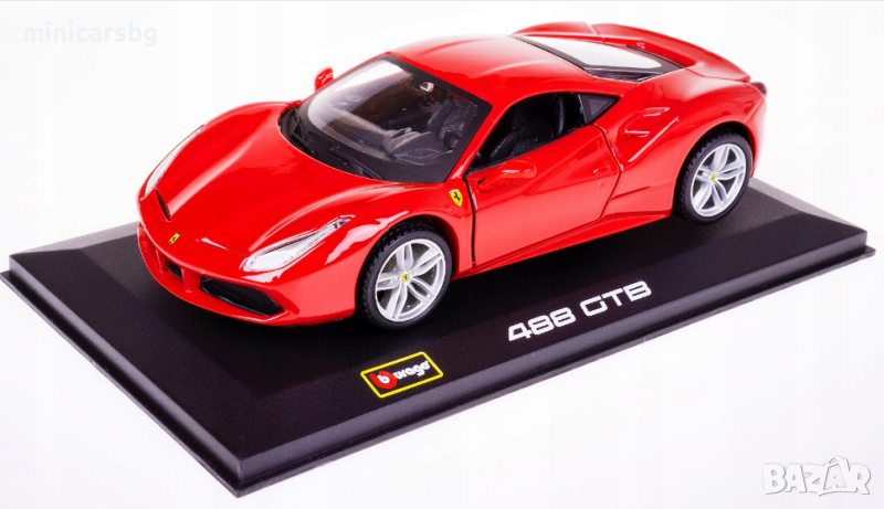 Метални колички: Ferrari 488 GTB, снимка 1