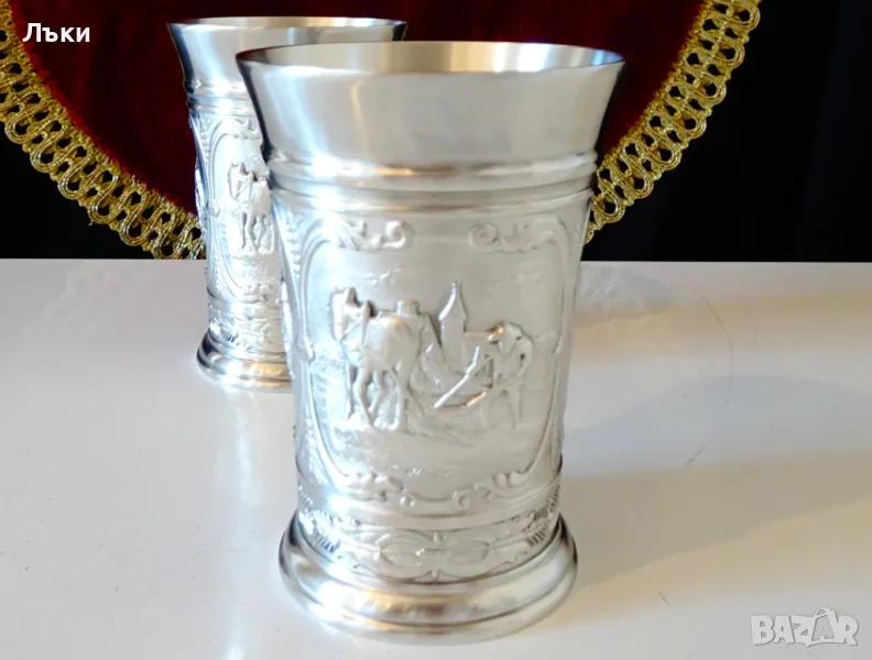 Калаена чаша с Оран,Сеитба,Жътва,200 мл. , снимка 1