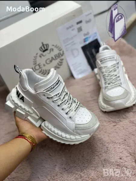 Dolce & Gabbana бели дамски маратонки , снимка 1