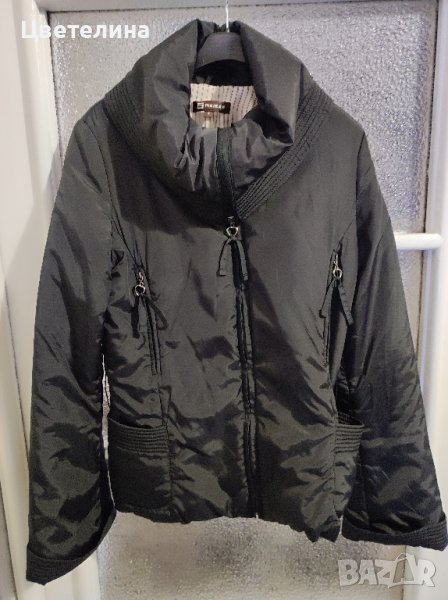 Дамско есенно яке в черен цвят промазка размер S 50 лв. , снимка 1