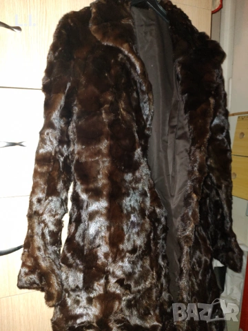 Дамско палто от черна норка , снимка 3 - Якета - 53558058