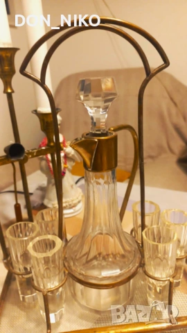 Сервиз за Ликьор, снимка 3 - Антикварни и старинни предмети - 53832489